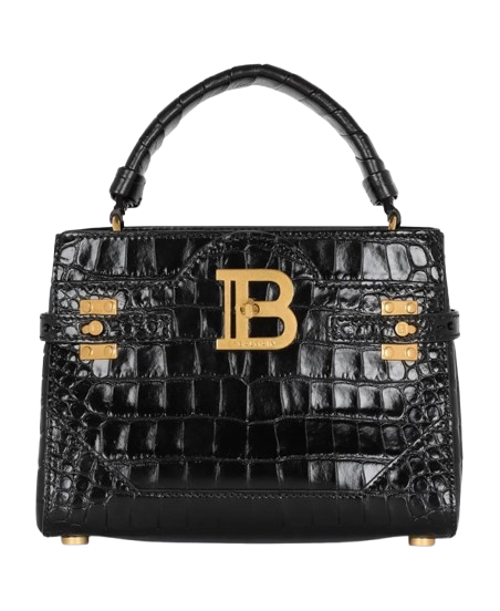 Balmain Croc-Embossed Leather Bag price in Malaysia